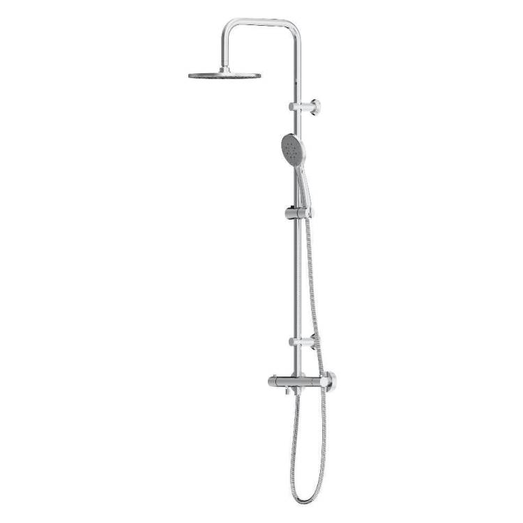 Душевая стойка Dorff Futura D0710500 с ТМС смесителем, хром