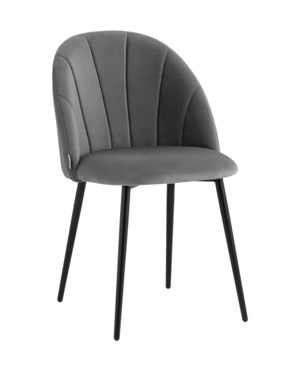 Стул Stool Group Логан AV 413-H15-08 велюр серый