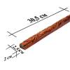 Вставка Skalini Curbs BK-4 Бронзовая 2.5x30.5 фото 4
