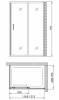 Душевой уголок Gemy Victoria S30191AM-A70M 120x70 фото 4