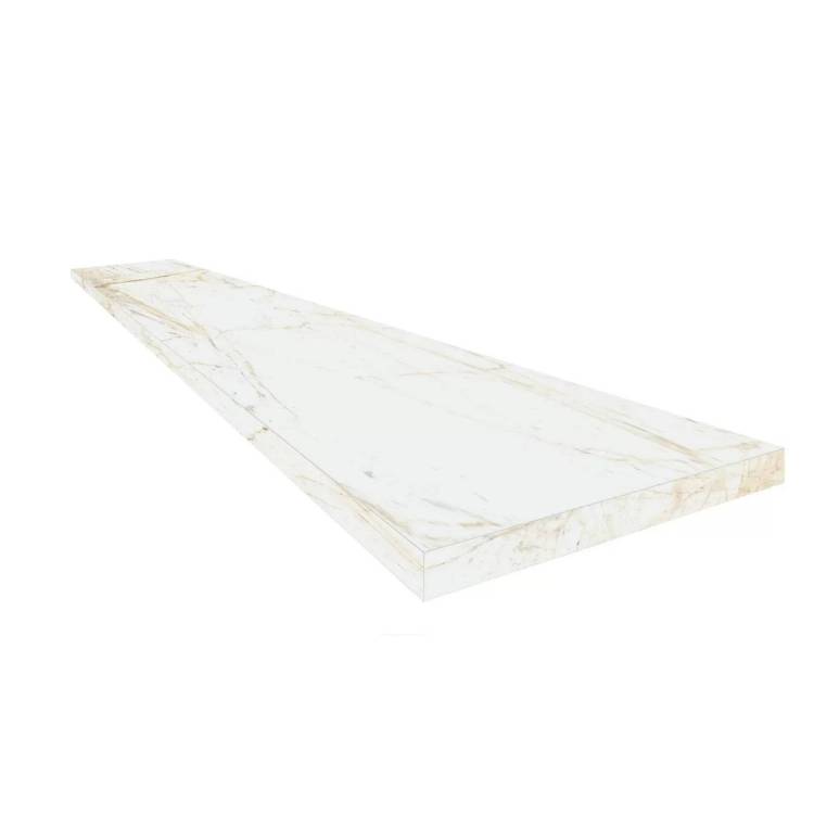 Ступень ColiseumGres Canova 620070002820 White Scalino Ang. Dx 33x120