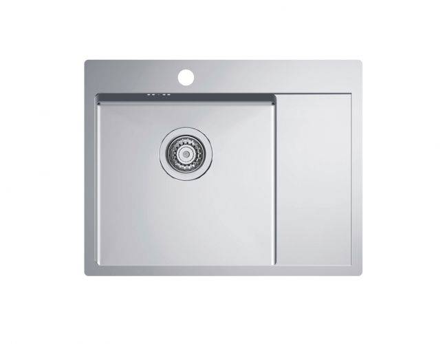 Мойка кухонная Alveus Quarto 20 1124383 Brs-90 с сифоном, 61.5x48