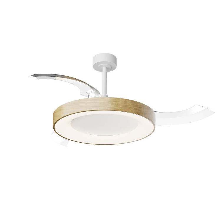 Светодиодная люстра на штанге с вентилятором Mantra Niseko Fan 9058