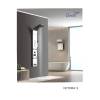 Душевая панель Cerutti Spa Victoria S CT9976 с системой водопад и с изливом, серебро фото 2