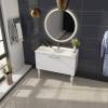 Тумба с раковиной Sanvit Эмми 3Д 100 белый матовый фото 8