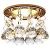 Встраиваемый точечный светильник Ambrella light Crystal K2051 CL/G