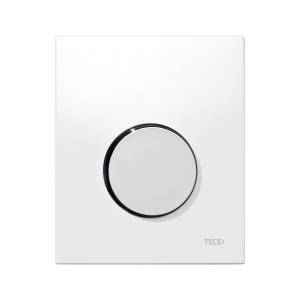 Кнопка смыва TECE Loop Urinal 9242627 белая, кнопка хром