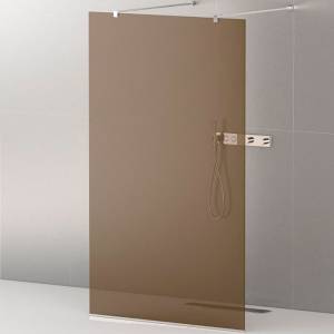 Душевая перегородка Cezares Liberta LIBERTA-L-2-90-120-BR-Cr хром