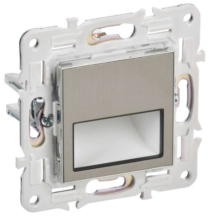 Подсветка для лестниц и ступеней светодиодная IEK Skandy SK-FL20-K50 никель