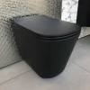 Унитаз приставной Kerasan Tribeca 511831 черный матовый фото 4
