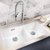 Мойка кухонная Blanco Subline 480/320-U 523588 белый фото 2