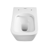Унитаз подвесной CHARUS Torre Bianca EWC700-114W Alva Rimless, сиденье микролифт фото 3