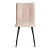 Стул Tetchair Bari LT 24800 бежевый, черный, велюр фото 5