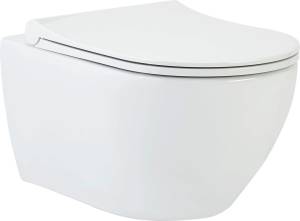Унитаз подвесной beWash Bogen 88303601 с сиденьем микролифт, с функцией биде белый