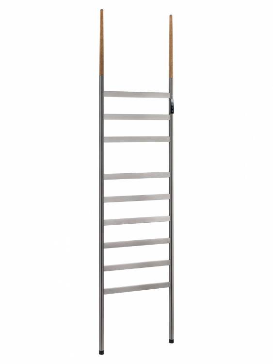 Полотенцесушитель электрический Wonzon & Woghand WW-A207-GM напольный, Темный графит