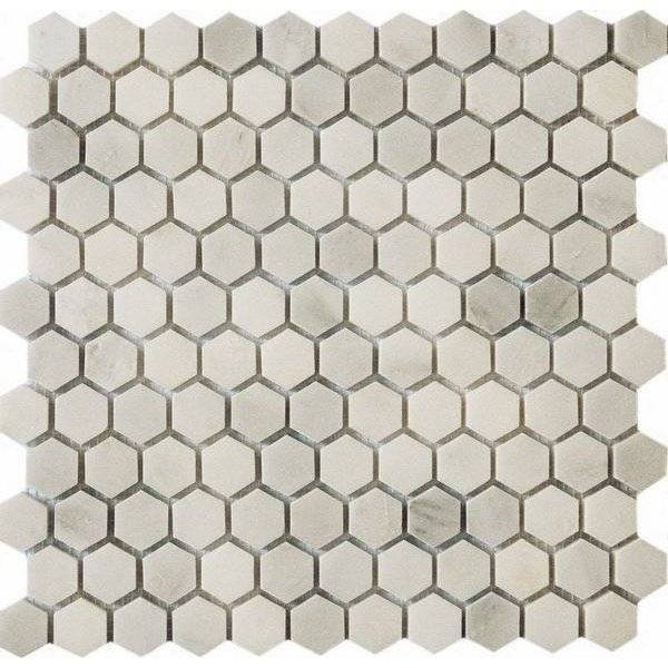 Мозаика Q-stones Камень QS-Hex001-25P/10 30.5x30.5