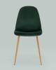 Стул Stool Group Валенсия SN OS-001-V HLR-57 DUAL темно-зеленый, велюр фото 4