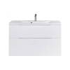 Тумба с раковиной BelBagno Marino H100 bianco lucido
