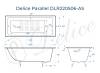 Чугунная ванна Delice Parallel DLR220506-AS 180x80, с антискользящим покрытием, без ножек фото 8