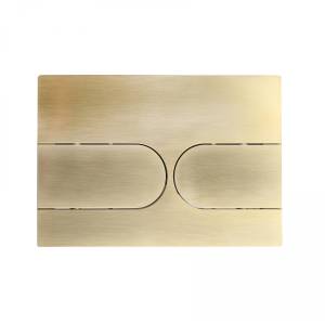 Кнопка смыва Wonzon & Woghand WW-IB233-BG механическая, брашированное золото