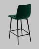 Стул полубарный Stool Group Одди Diamond AV 443PB-Cdf-9005(PP) темно-зеленый, велюр фото 6
