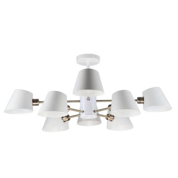 Потолочная люстра IMEX Md.9130 MD.9130-8-S WH+AB