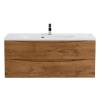 Тумба под раковину Belbagno Marino MARINO-1100-2C-SO-RN-P 110x45x50 Rovere Nature подвесная с двумя выкатными ящиками