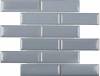 Мозаика StarMosaic Brick & Metro KM41843 Metro Bluish-Grey Glossy 4.5х14.5 28.7х29.5х6.5