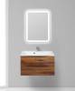 Тумба под раковину Belbagno Marino MARINO-800-2C-SO-RC-P 80x45x50 Rovere Ciliegio подвесная с двумя выкатными ящиками фото 2
