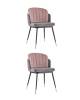 Набор из 2 стульев Stool Group Пенелопа FDC8054 FUT-81 + FUT-64 X2 темно-серый