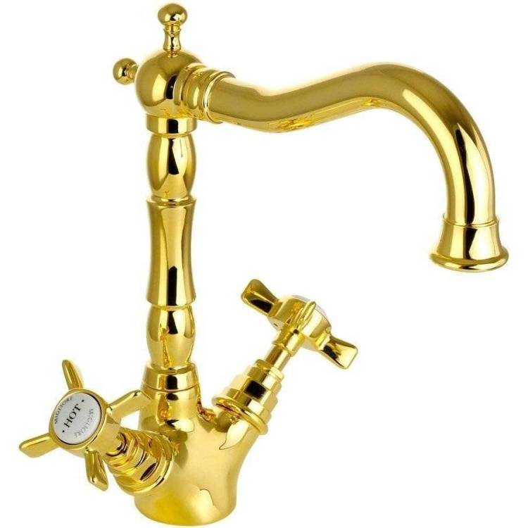 Смеситель для раковины Migliore Princeton 19379 золотой