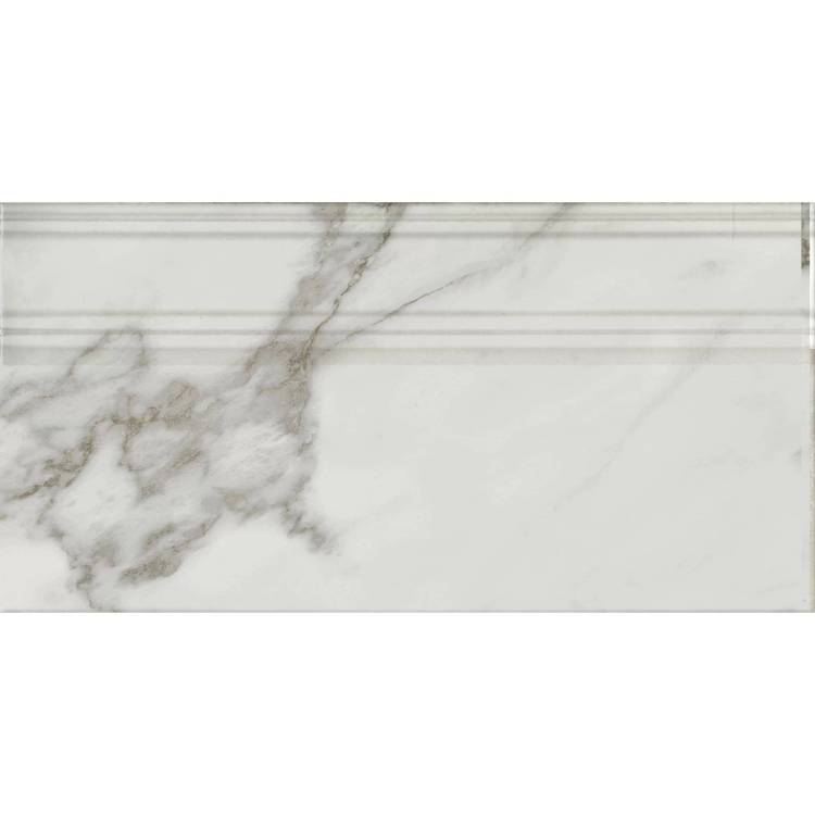 Плинтус Kerama Marazzi Монте Тиберио FME030R Бежевый Светлый Глянцевый Обрезной 20x40