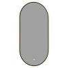 Зеркало Aquanet Контур 00367644 LED подсветка, черное, 50x100