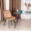 Стул Tetchair Abruzzo (mod. 8060) 19233 коричневый (HLR11)/черный 54x62x83 фото 10