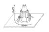 Встраиваемый светильник Crystal Lux CLT 002C1 WH фото 3