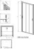Душевая дверь в нишу Radaway Evo DW 75 фото 8