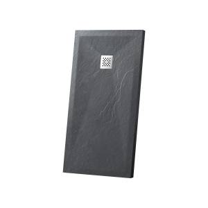 Поддон для душа Vincea VST-4SR8011A 1100x800x25, антрацит