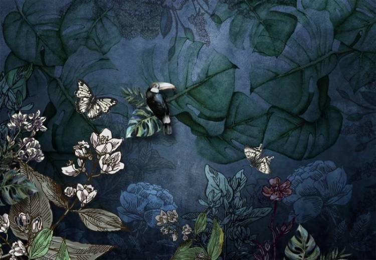 3D Фотообои Artegrafico «Экзотика в лунном свете» ED-008 песок