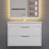Тумба с раковиной Uperwood Modul 393020548 подвесная, матовая, белая, 65 см фото 4