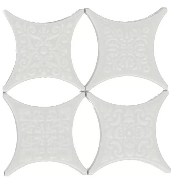 Керамическая плитка Hispania Core Estrella Set Core Blanco 6.7x6.7