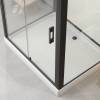 Душевая кабина Niagara Standart ST120/90/15Q/BL корпус черный матовый, стекло прозрачное, 120х90х215 фото 6