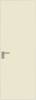 Межкомнатная дверь Profil Doors 1 AGK цвет профиля Никель матовый, стекло безопасное 4 мм монохром жемчуг 600x2000