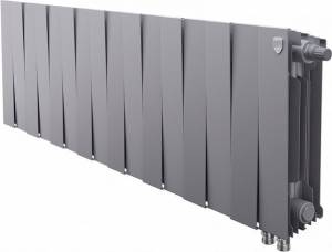 Радиатор биметаллический Royal Thermo Piano Forte 300 VDR silver satin, 16 секций