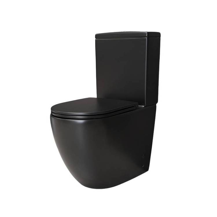 Унитаз напольный Gid Convexo 62250Y Tn2188Bm черный матовый