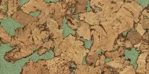 Пробковое покрытие EasyCork Кориа лима 600x300x3