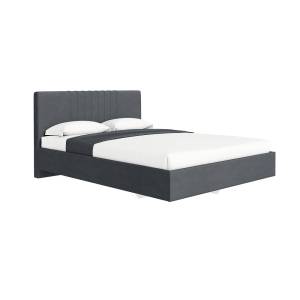 Кровать Ижмебель Соло 00-00164424 графит с латами 160x200