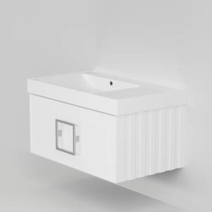 Тумба под раковину La Fenice Cubo Bianco 80 белый матовый