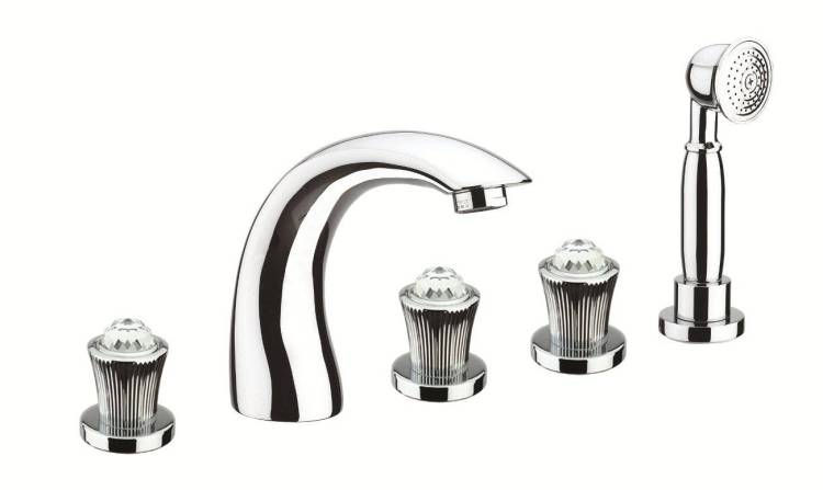Смеситель на борт ванны Fiore Venere Sky 13CR0608 хром