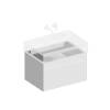 Тумба под раковину Kerama Marazzi Logica LOG.70.2\WHT белоснежный, 70 см