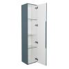 Шкаф-пенал BelBagno UNO-1600-1A-SC-AO Голубой матовый, 33x160 фото 4